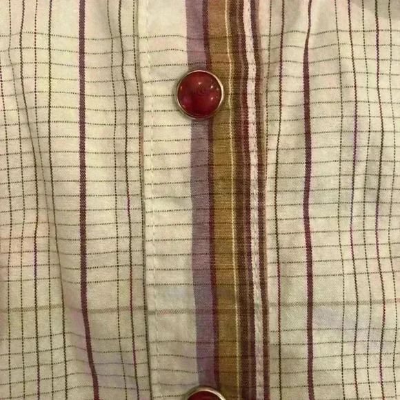 Aura Women's Wrangler Pearl Snap Western Rodeo Shirt Size Medium Rodeo - Picture 5 of 13